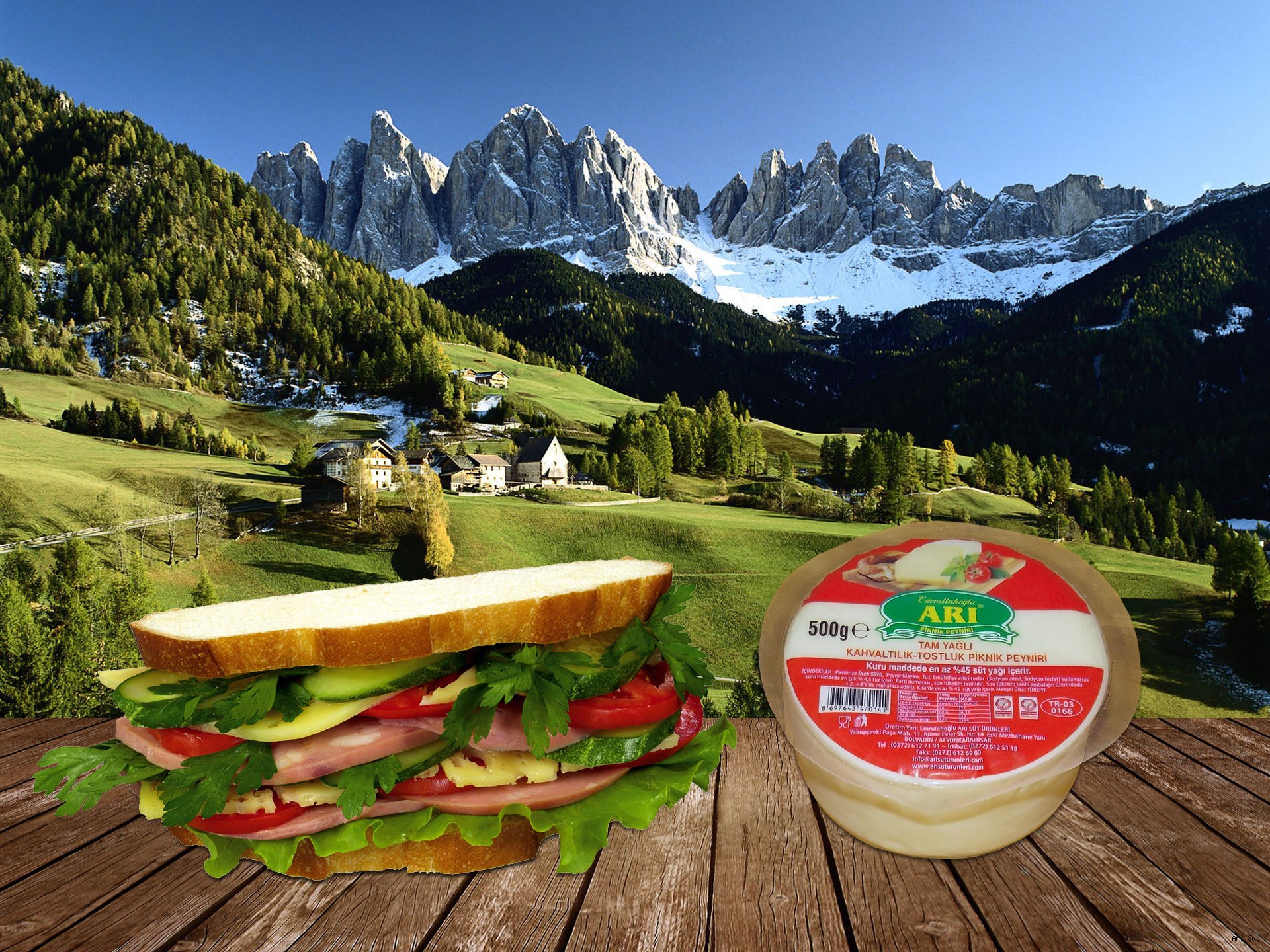 Kahvaltılık Tostluk Tam Yağlı Kaşar Piknik Peyniri